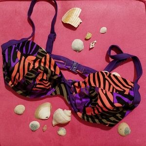 NWOT PANACHE SWIM Suzette Bikini Top 32DD